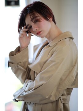 ルタ(LuTa by siesta＆LiCO) グレージュ ひし形シルエット ハンサムショート エアリー