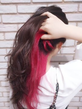 アーヌ エヌン(Anu Nn) トリートメントカラーで深めピンク♪