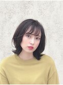 フェミニンな外ハネウルフ