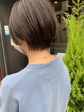 ヘアーアンドメイク シーク 八王子(HAIR&MAKE SeeK) 暗髪透明感ショート