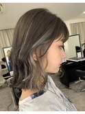 インナーカラーグレー