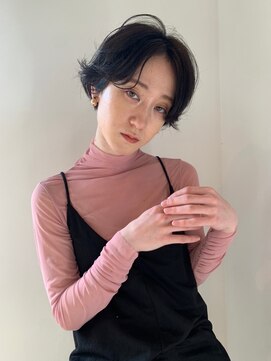 セーヌパス(CEINE PATH) ショートボブ/アッシュカラー/ブルージュ/韓国/韓国ヘア