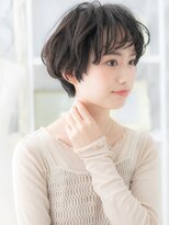 モッズヘア 越谷(mod's hair) 黒髪くすみカラーくせ毛風マッシュショートc5越谷20代30代40代