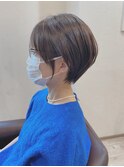 大人可愛い ショート ボブ◎宮城