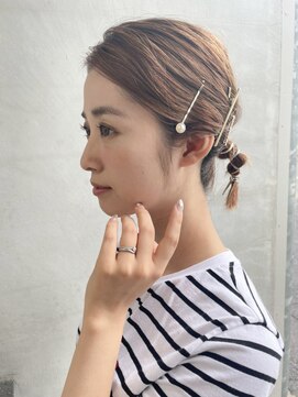ピシェ ヘア デザイン(Piche hair design) 簡単ひもアレンジ