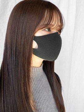 アフロート ギンザ(AFLOAT GINZA) 【白川】20代30代40代シースルーバング寒色系カラー23.2.10