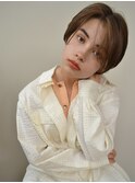 大人ガーリーチョコレートモードヘアープリカールハイライト