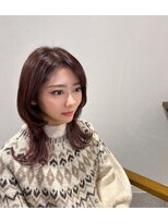 ノア(noah.)&nbsp;大人の女性のためのレイヤーウルフ/ピンクインナーカラー