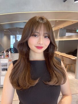 ロンドルーチェ 心斎橋(Lond luce) 大人ガーリー×ミディアムレイヤーカット【心斎橋/髪質改善】