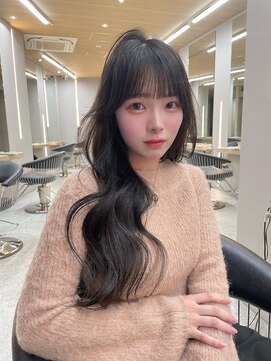 ボタン ハカタ(VOTAN hakata) 博多/韓国ヘア/暗めカラー/前髪顔周りカット/レイヤーカット