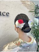 結婚式×タイトシニヨン×訪問着