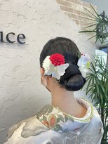 ヘアーアンドスパ ルーチェ(hair&spa Luce)&nbsp;結婚式×タイトシニヨン×訪問着