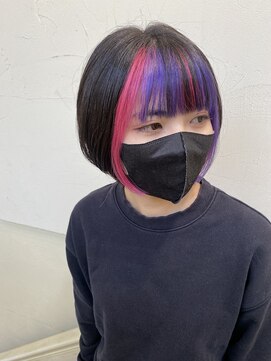 モリオ フロム ロンドン 成増店 【morio成増/一戸】刈り上げミニボブフレーミングカラー