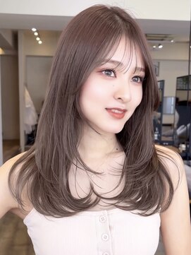 コート 表参道(Cote) Cote 美髪/ダークアッシュ/セミディ/前髪カット/韓国レイヤー