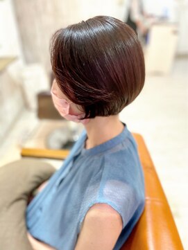 トゥードア(twoDOORs) ショートカット×ひし形ショートボブ×前髪なし20代30代40代 s03