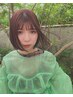 【いつものカラーにツヤ感を…】CUT＋モロッカンオイル配合カラー＋TR ￥8500