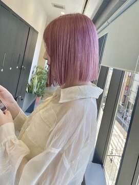 ゴウトゥデイシェアサロン 町田店(GO TODAY SHAiRE SALON) 淡いピンクカラー♪