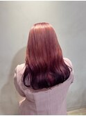 ピンクグラデーション
