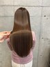 【髪質改善】ゼロアルカリ酸性ストレートORコラーゲンストレート+カット+Tr