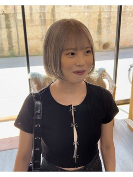 アンジェリカラボ 高田店(ANGELICA LABO) 【ANGELICA大和高田店　市川誠人】ホワイトグレー