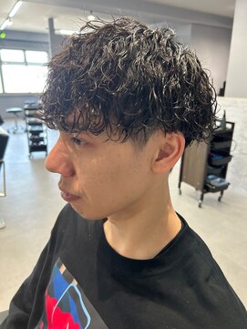 メンズ リコ(MEN'S RICO) 波巻きスパイラル波巻きパーマ刈り上げマッシュツイスパ【大和】
