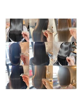 ナチュラルストレートや自然なストレートが人気◎髪質に合わせた施術で、髪のお悩みを解決します！