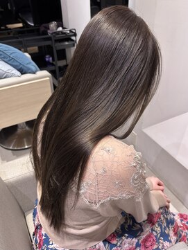 ステア ケース(stair case) 韓国ロングカット透明感カラー髪質改善トリートメント