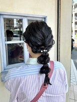 エイミーバイアフロート(amie by afloat) *黒髪アレンジ!たまねぎ編みおろし