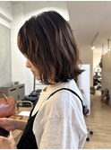 外ハネパーマ