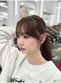 韓国ヘア/韓国スタイル/縮毛矯正/髪質改善/レイヤーカット