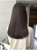 ブリーチなし透明感カラーラベンダーグレージュ夏カラー/今枝