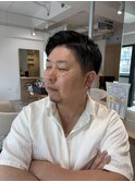 20代30代40代◎似合わせカットツーブロブルーブラック
