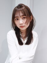 アルバム 池袋(ALBUM) 顔周りレイヤーロング前髪カットウルフカット_F30783