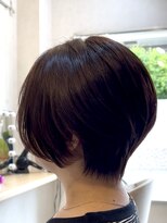 栞美容室&nbsp;スッキリ前下がりショートボブ