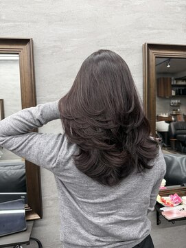 ソー(so.) ココアブラウン/レイヤーカット/カット/20代/30代/40代/横浜