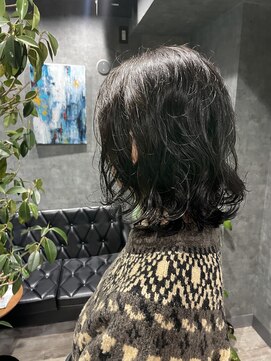 ボブ/ミディアム/パーマスタイル/オイル仕上げ