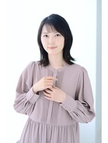 アトリエマサコ ホテル横浜キャメロットジャパン店(Atelier MASAKO)&nbsp;やわらかい質感のミディアムスタイル。