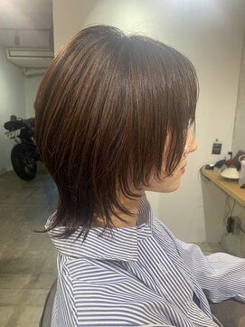 ハップヘアー(hap hair) マッシュウルフ
