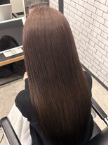 セジールへアメゾン(SAISIR HAIRMAISON)&nbsp;イメチェン/ピンクベージュ/アンブレラカラー/前髪/岡山