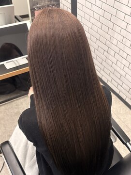 セジールへアメゾン(SAISIR HAIRMAISON) イメチェン/ピンクベージュ/アンブレラカラー/前髪/岡山