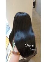 ジーナ 池袋(Zina) 赤み消し*透けるOlive black【nanami】