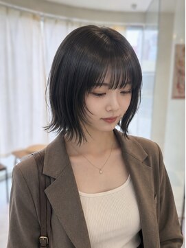 ヘアメイク シュシュ(Hair make chou chou) レイヤーボブ　顔周り　お顔周りレイヤー　髪質改善