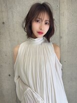 ロンドソル 四日市(Lond Sol) ショート/オリーブベージュ/ボブ/30代40代50代/四日市