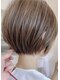 リングケー(Ling K)の写真/まとまりのいいショートヘアで魅力を引き出す！スタイルチェンジはお任せください◎