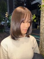 アッシュ 西荻窪店(Ash) 〈ふんわりカラー〉カット+シルバー系ブラウンカラー