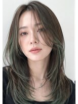 ピーエムヘアー(PM hair)&nbsp;グリーン系ブリーチオンカラー