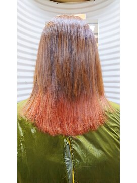 リムズ RIMS ヘアスパサロン Hair spa salon グラデーションオレンジカラー