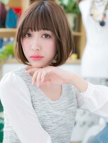 カバーヘア イヴ 戸頭店(COVER HAIR EVE)&nbsp;*EVE戸頭*サラツヤ前下がりボブで☆cuteな小顔a