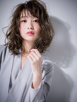 モッズヘア 越谷(mod's hair) *mod's越谷*抜け感♪くせ毛風スパイラルカールの小顔セミディw
