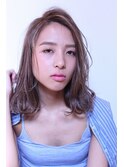 小顔 ことりベージュ ウォーターフォール